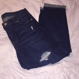 NY&Co Soho high waist crop jeans